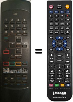 Telecomando equivalente Sinudyne 34B08ACULT