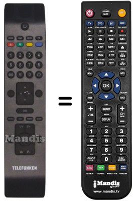 Telecomando equivalente Telefunken RC3902