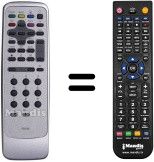 Telecomando equivalente Thomson 21111810 Telecomando equivalente Thomson 21111810