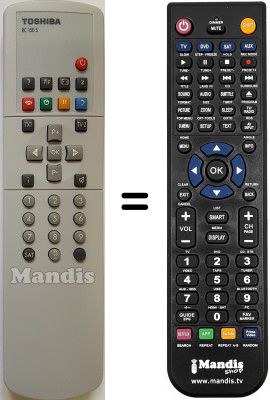 Telecomando equivalente Toshiba 28H14PIP