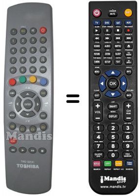 Telecomando equivalente Toshiba 23306363