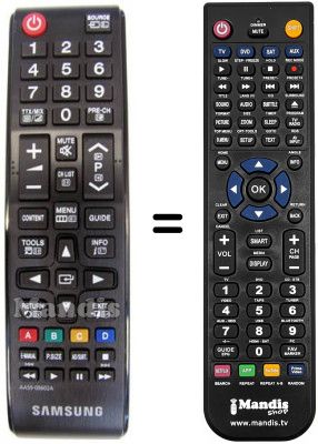 Telecomando equivalente Samsung REMCON088