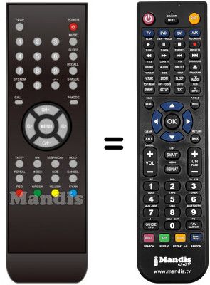 Telecomando equivalente United LTW20X81