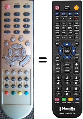 Telecomando equivalente Kenstar VDC1503LBD