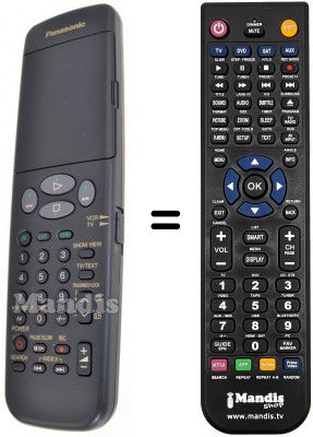 Telecomando equivalente Panasonic VEQ2055