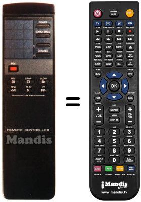 Telecomando equivalente Fenner VR3000