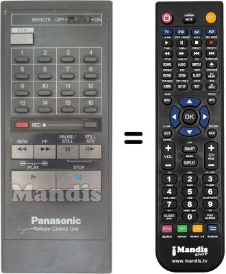 Telecomando equivalente Panasonic VSQ0357