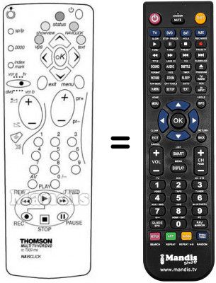 Telecomando equivalente REMCON334 Telecomando equivalente REMCON334