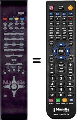 Telecomando equivalente Oki V22D-PH