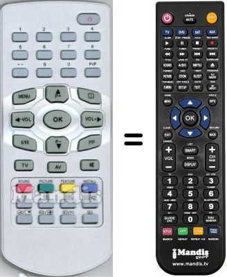 Telecomando equivalente RC1090