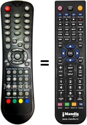 Telecomando equivalente Mitsai SUP9059