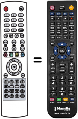 Telecomando equivalente Targa VISIONARYLT3220