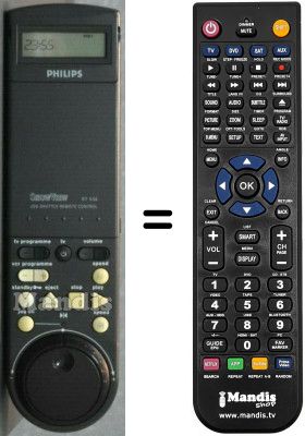 Telecomando equivalente Philips VR948
