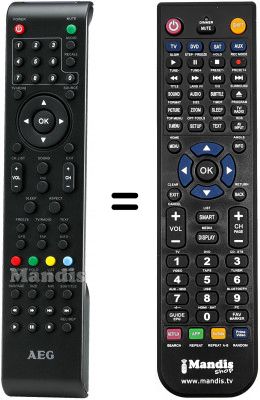 Telecomando equivalente Aeg CTV 4948