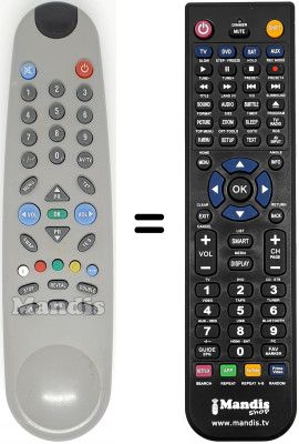 Telecomando equivalente Daewoo 21CB1T Telecomando equivalente Daewoo 21CB1T