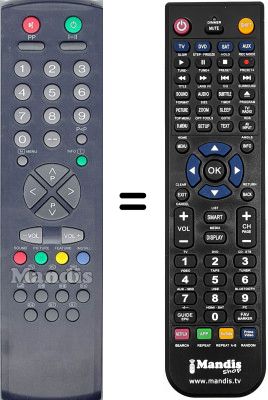 Telecomando equivalente Brandt 2180RI