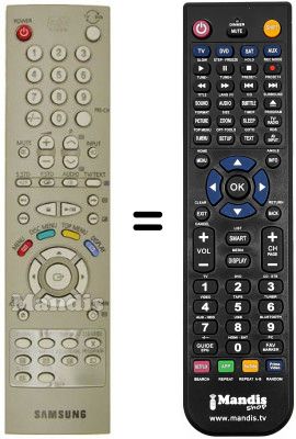 Telecomando equivalente Samsung DW21G6VD Telecomando equivalente Samsung DW21G6VD