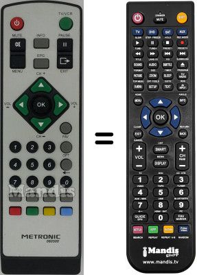 Telecomando equivalente Metronic ZAP BOX SINGLE4.2