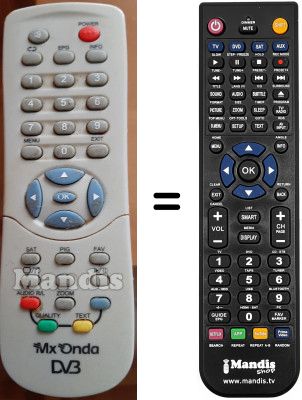 Telecomando equivalente MxOnda MX-STB5292