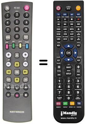 Telecomando equivalente Kathrein UFS732SI