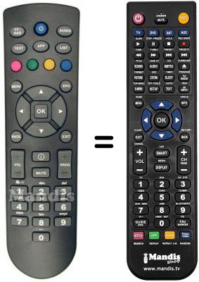 Telecomando equivalente Metronic 441634