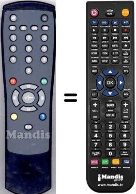 Telecomando equivalente Asci DTR1000