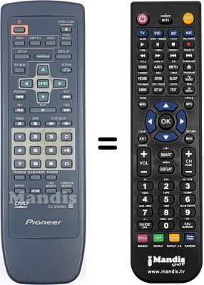 Telecomando equivalente Pioneer DV626