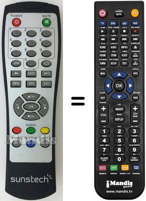 Telecomando equivalente Sunstech DTB-P460