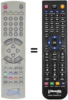 Telecomando equivalente Zodiac DZR1