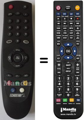 Telecomando equivalente Echostar DSB2200