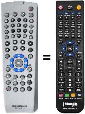 Telecomando equivalente TELE PILOT 87D