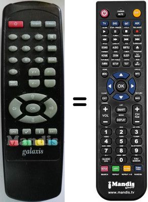 Telecomando equivalente Galaxis IQG1
