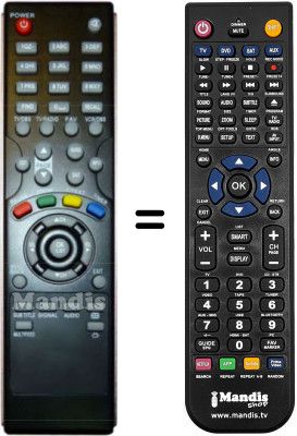 Telecomando equivalente Head SD3700