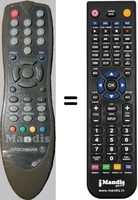 Telecomando equivalente Hirschmann CSR422CWCI