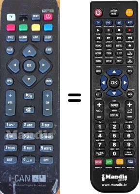 Telecomando equivalente I-CAN I-CAN1110SV-STORM