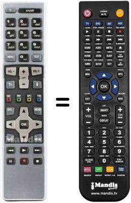 Telecomando equivalente RCU672