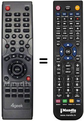 Telecomando equivalente 4GEEK MEDLEY HMR 510