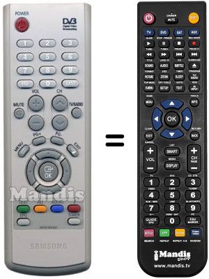 Telecomando equivalente Samsung DCB9401R Telecomando equivalente Samsung DCB9401R