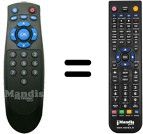 Telecomando equivalente Metronic 441531