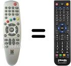 Telecomando equivalente Metronic SYSTEC2