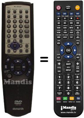 Telecomando equivalente RC-ZVL07
