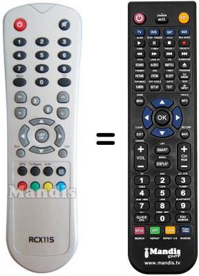 Telecomando equivalente RCX115
