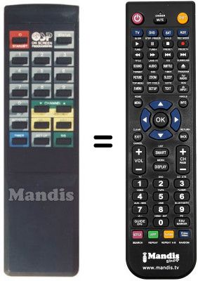 Telecomando equivalente Amstrad SRX510