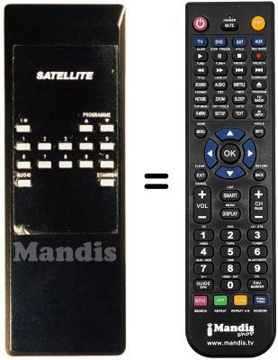 Telecomando equivalente Pace SR865