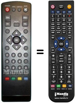 Telecomando equivalente REMCON1278