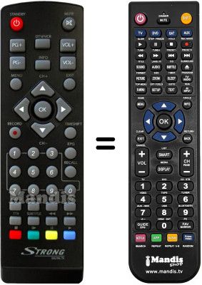 Telecomando equivalente Strong SRT5203