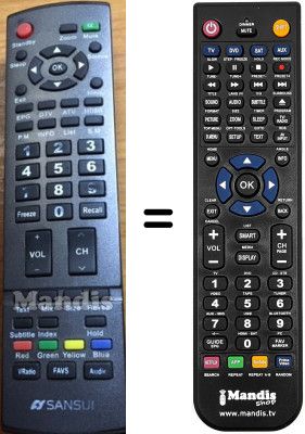 Telecomando equivalente Sansui 20 LCD 47HWB