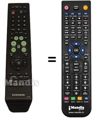 Telecomando equivalente Samsung AH59-01644A Telecomando equivalente Samsung AH59-01644A