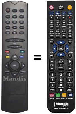 Telecomando equivalente RC2546 Telecomando equivalente RC2546