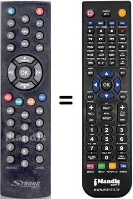 Telecomando equivalente Strong SRT6420